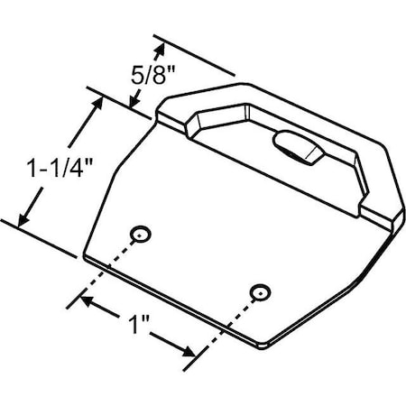 Strybuc Entryguard Facemount Keeper 50-202-46